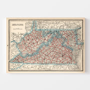 map of Virginia