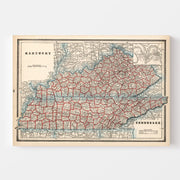 map of Kentucky
