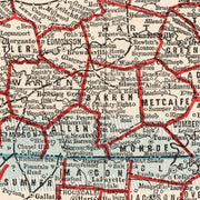 old Kentucky map