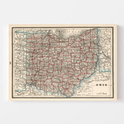 map of Ohio