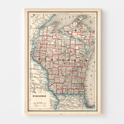 map of Wisconsin