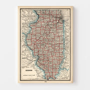 map of Illinois