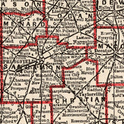 old Illinois map