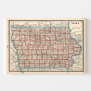 map of Iowa