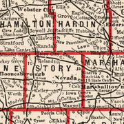 old Iowa map