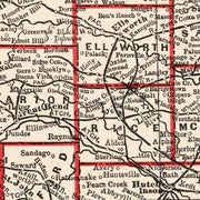 old Kansas map