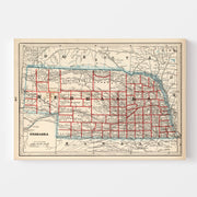 map of Nebraska