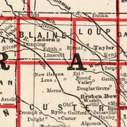 old Nebraska map