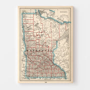 map of Minnesota
