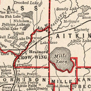 old Minnesota map