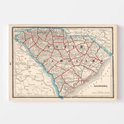 map of South Carolin