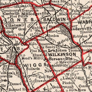 old Georgia map
