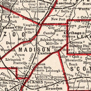 old Mississippi map