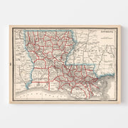 map of Louisiana