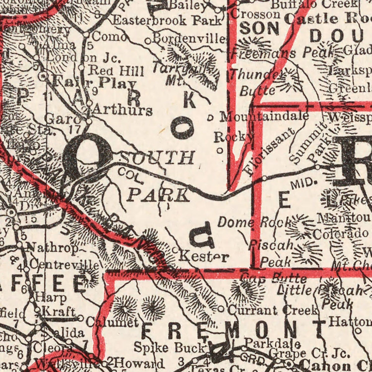 Vintage Colorado Maps