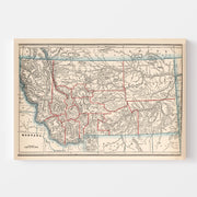 map of Montana
