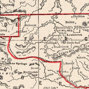 old Montana map