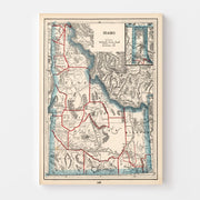 map of Idaho