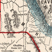 old Idaho map