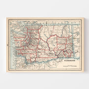 map of Washington