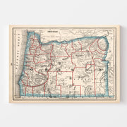 map of Oregon