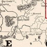 old Oregon map