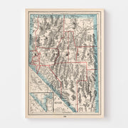 map of Nevada