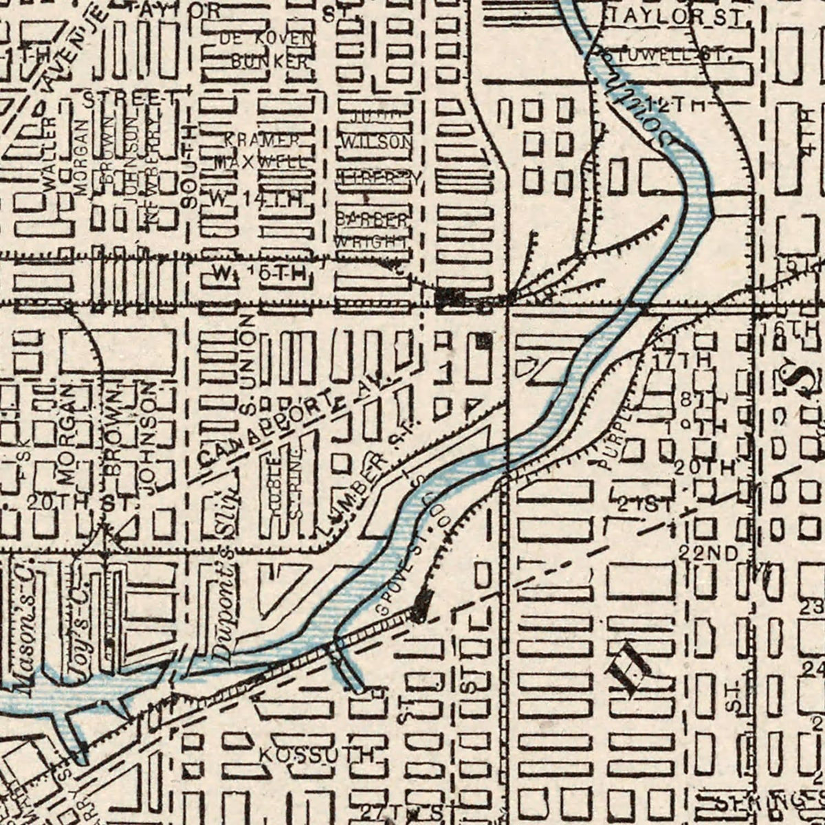Vintage Chicago Maps