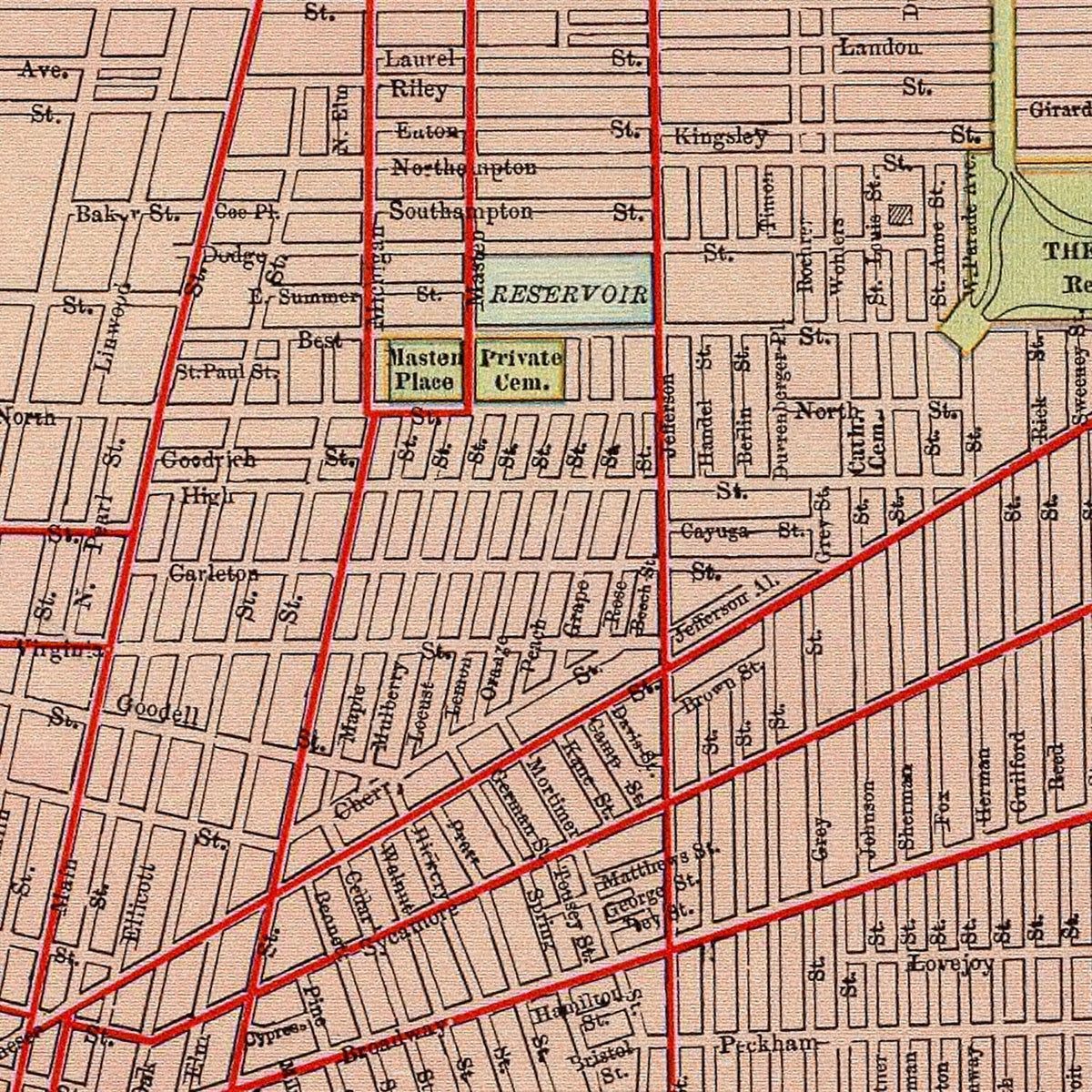 Vintage Buffalo Maps