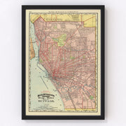 Buffalo Vintage Map 1897
