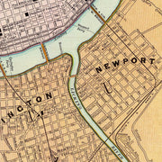 old Cincinnati map