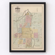 Faribault Vintage Map 1874
