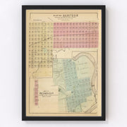 Glencoe Vintage Map 1874