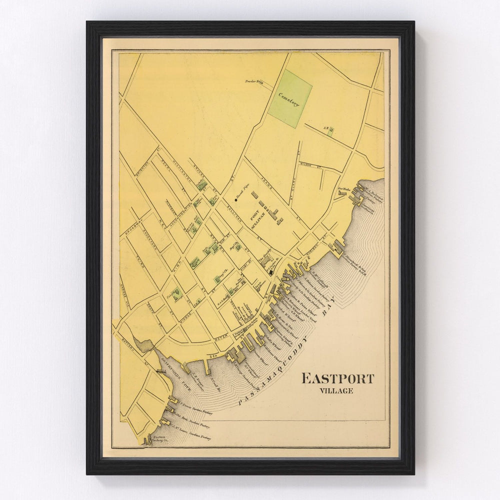 Eastport Vintage Map 1894