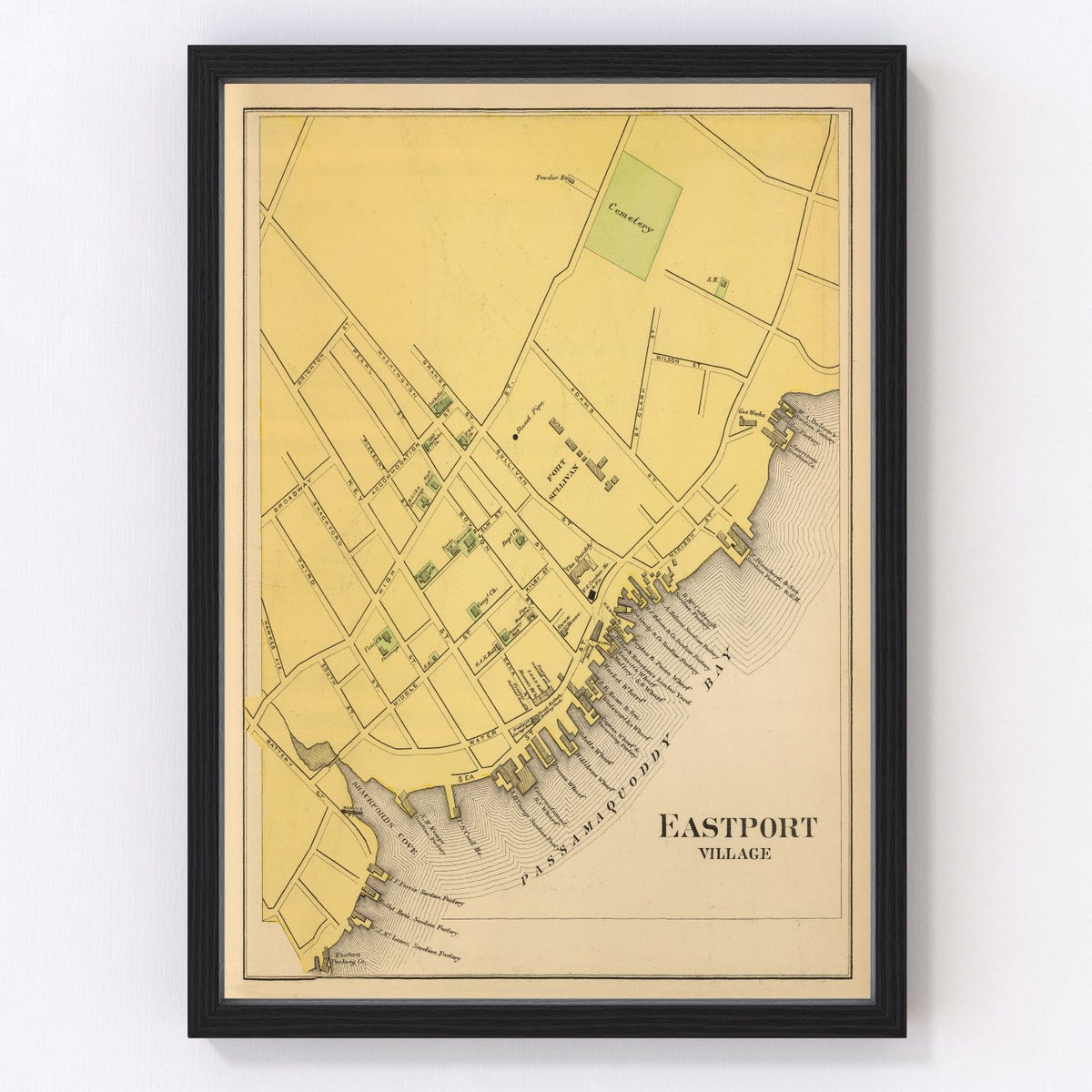 Eastport Vintage Map 1894