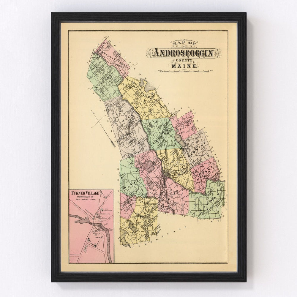 Turner Vintage Map 1894