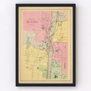 Augusta Vintage Map 1894
