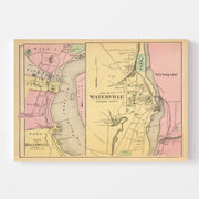 map of Hallowell