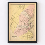 Rockland Vintage Map 1894