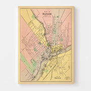 map of Bangor