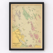 Falmouth Foreside Vintage Map 1894