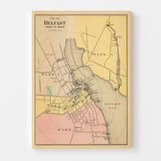 map of Belfast