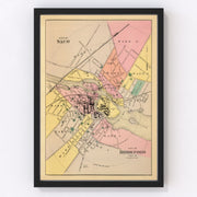 Biddeford Vintage Map 1894