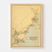 map of York Beach