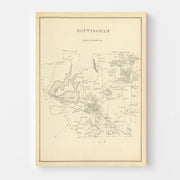 map of Nottingham