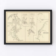 Haverhill Vintage Map 1892