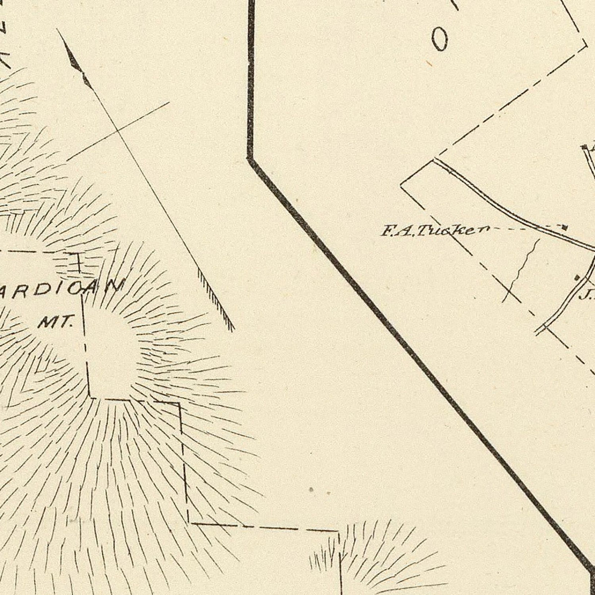 Restored historic details from the 1892 city map of Alexandria, New Hampshire