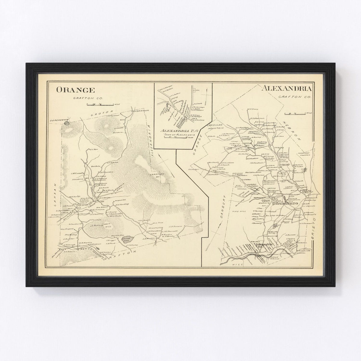 Alexandria Vintage Map 1892