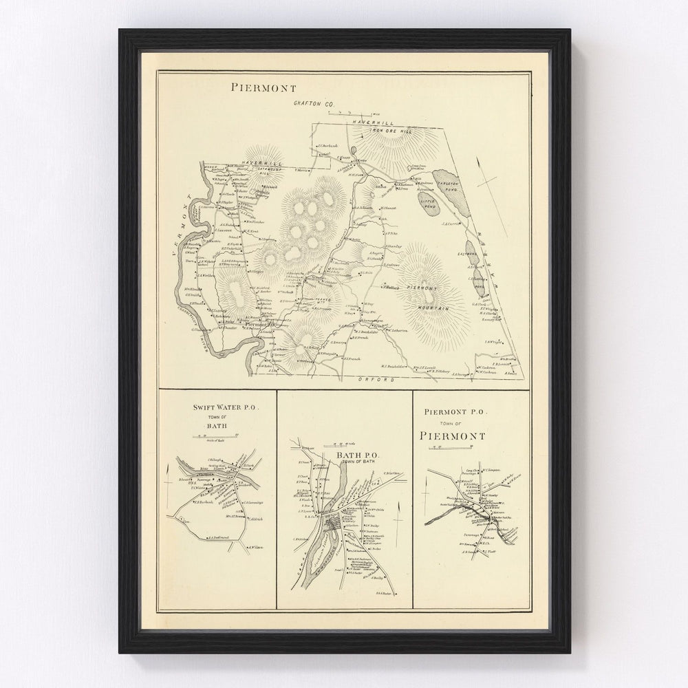 Piermont Vintage Map 1892
