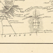 old Hanover map